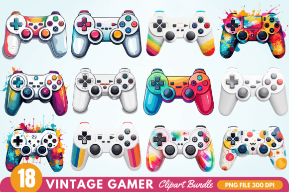 Download Gamer Clipart Bundle - Premium Resources